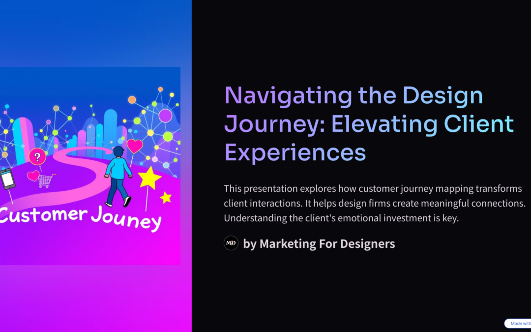 Navigating the Design Journey: Elevating Client Experiences with Customer Journey Mapping